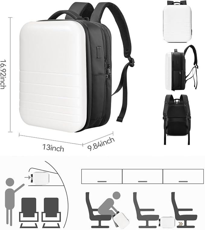 SOKOK Carry On Travel Backpack Waterproof Business Backpack Expandable - Image 7