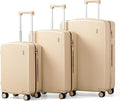 Hanke Hard Shell Luggage Sets 3 Pieces, Carry On and Checked Luggage Sets by Hanke