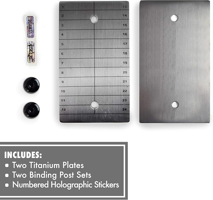 ColdTi - Titanium Bitcoin Seed Plates - Image 6