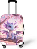 Dragon Suitcase Cover Elastic Thickness Travel Luggage Protector by Dremagia
