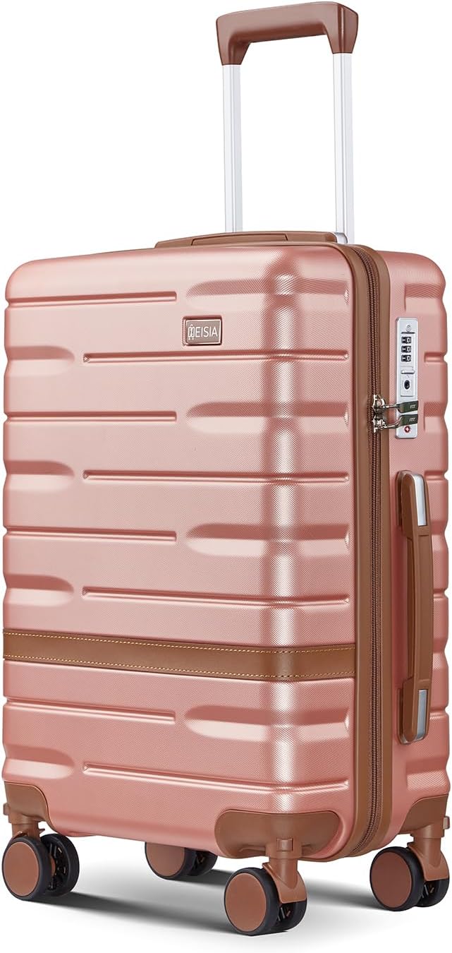Luggage Sets 3 Piece with TSA Lock Hardside PC+ABS Carry On Suitcase with YKK by Unknown