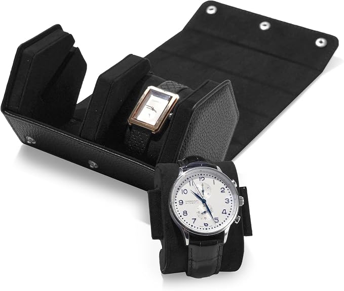 Oirlv Luxury Hexagonal Leather Watch Travel Case Watch Organizer Case - Image 6