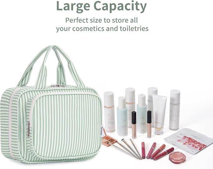 Narwey Striped Hanging Toiletry Bag - Image 7