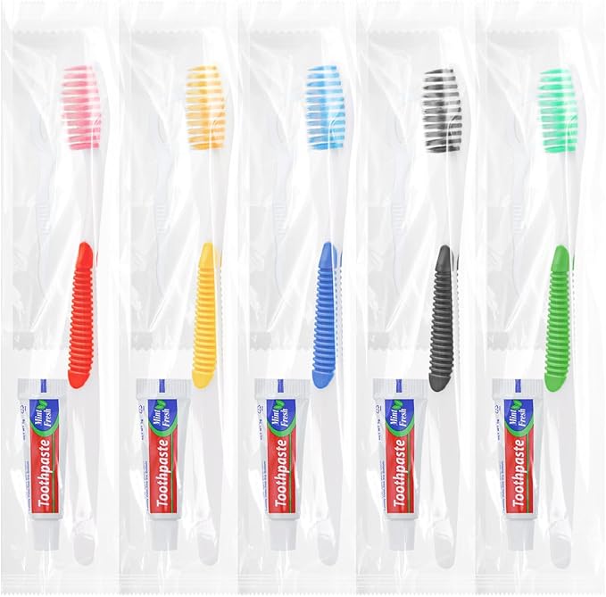 Disposable Toothbrushes with Toothpaste and Floss - Image 8