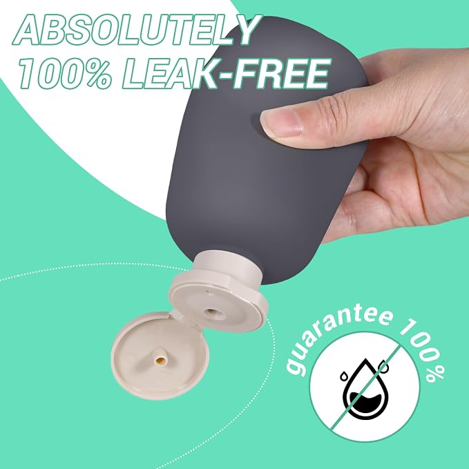 ASEVAT 6.7oz Refillable Plastic Travel Shampoo Bottles, Empty Travel Shampoo - Image 8