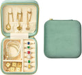 Travel Jewelry Case, Small Plush Velvet Jewelry Box by TAIMY