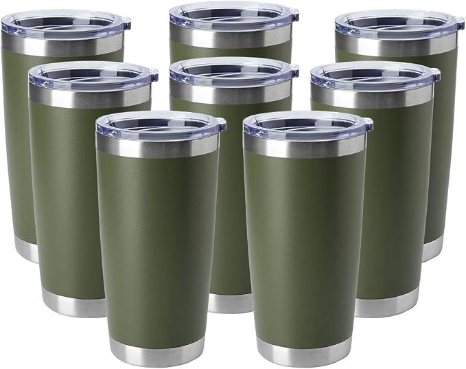 HASLE OUTFITTERS 20oz Tumblers Bulk Stainless Steel Cup by HASLEOUTFITTERS
