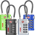 Forge TSA Approved Luggage Locks 4 Digit Combination TSA Travel Locks by Forge