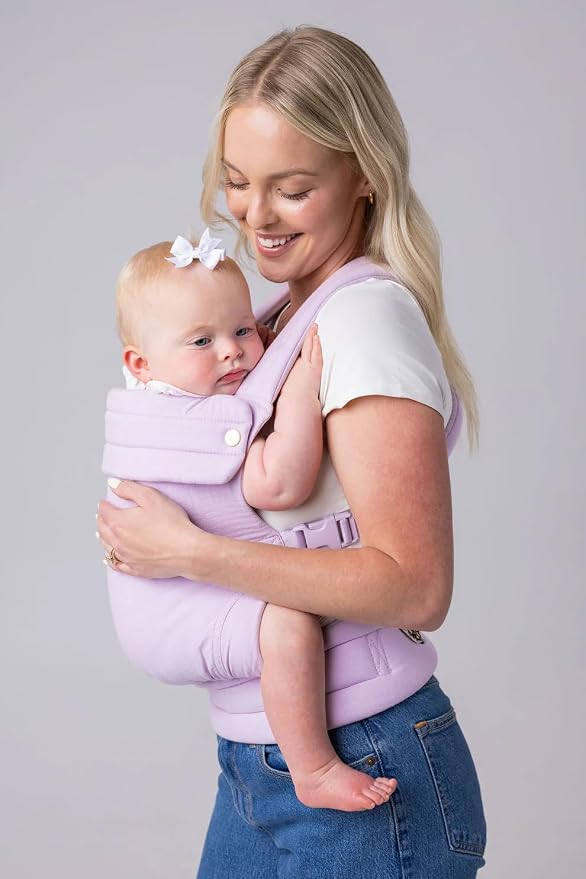 Mabē Monarch Ergonomic Baby Carrier – Premium Cotton Soft Structured Newborn to - Image 8