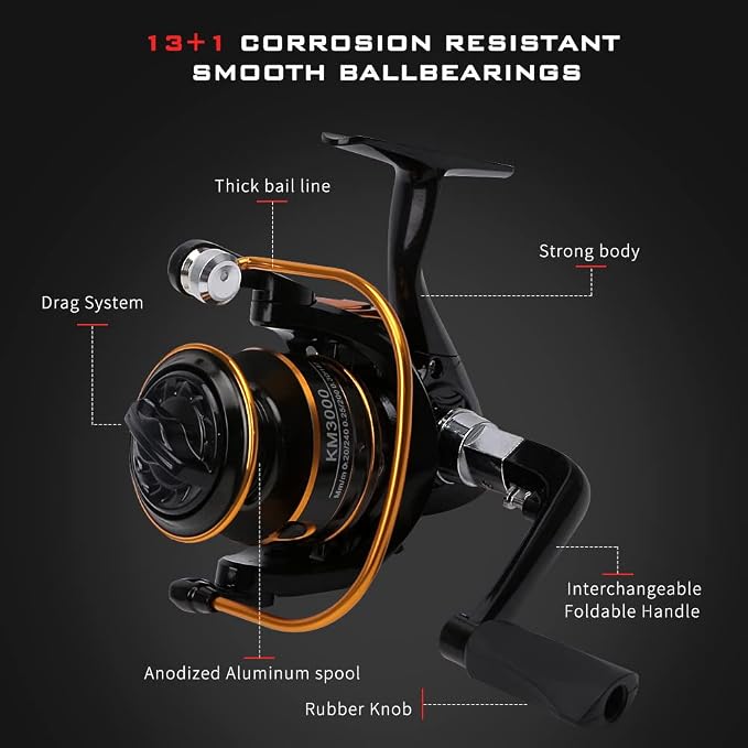Collapsible Fishing Rod and Reel Combo, BalanZze Telescopic Fishing Rod - Image 3