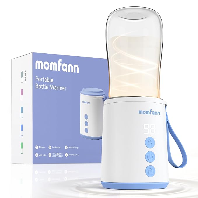 Portable Bottle Warmer, Travel Baby Bottle Warmer by momfann