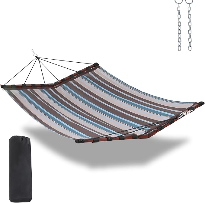 TegerDeger 12FT 2 Person Hammock Large Hammock Quick Dry 450LB Capacity by Tegerdeger