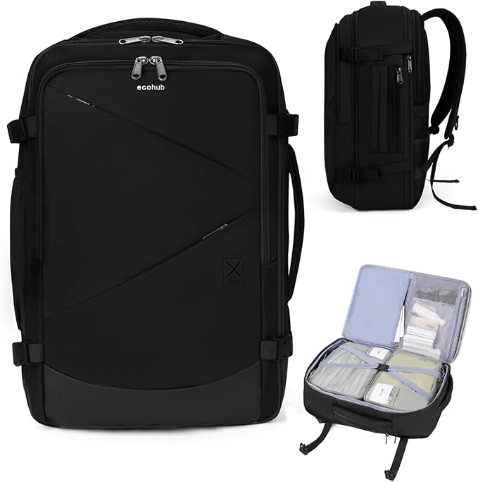 ECOHUB 30L Carry on Travel Backpack by ECOHUB