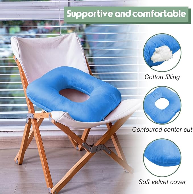 Stuffed Donut Pillow Seat Cushion | - Image 2