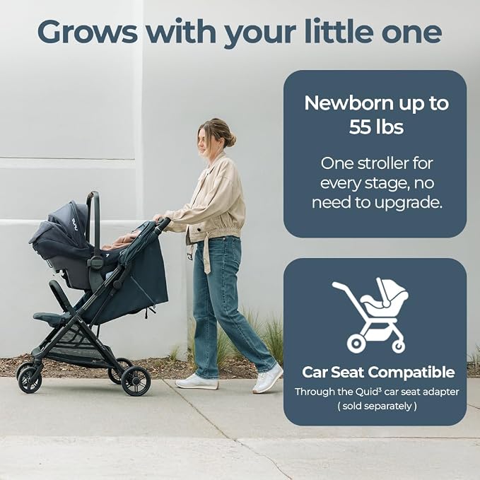 Inglesina Quid³ Stroller, Astral Blue - Image 2