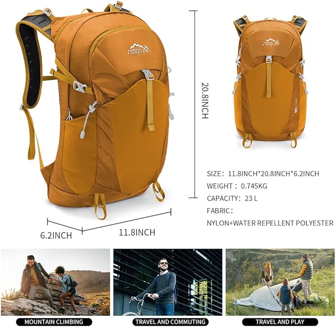 Hiking Hydration Backpack with 3l Water Bladder - Image 3