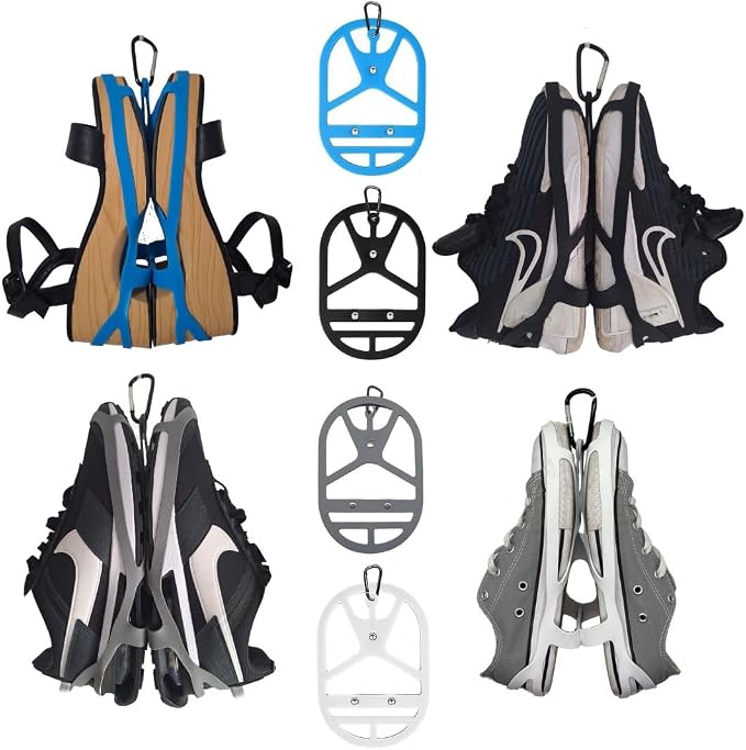 Shoe Holster For Backpack with Clip Hanger. Footwear Holder with Clip for - Image 2
