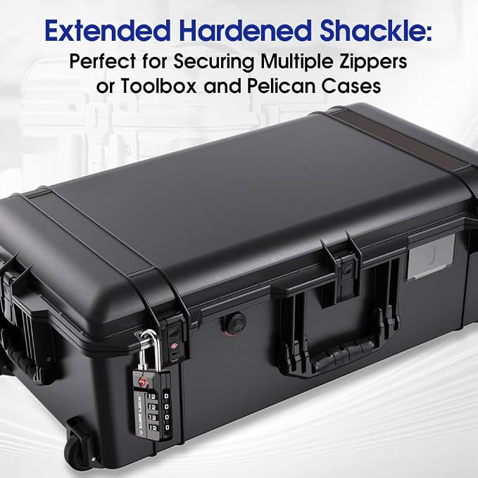 SURE LOCK TSA Approved 4-Digit Resettable Combination Luggage Lock - Image 8