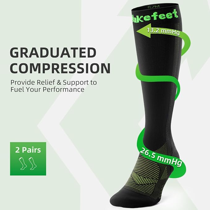 Compression Socks for Women Men 3 Pairs, Compression Stockings, Fragrance - Image 2