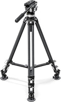 Leofoto LVC-253C+BV-15 King Kong Series Carbon Fiber Dual Leg Video Tripod w by Leofoto