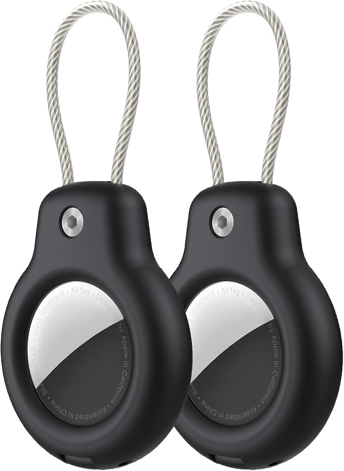 HATALKIN Compatible for Air Tag Holder for Keychain Case by HATALKIN