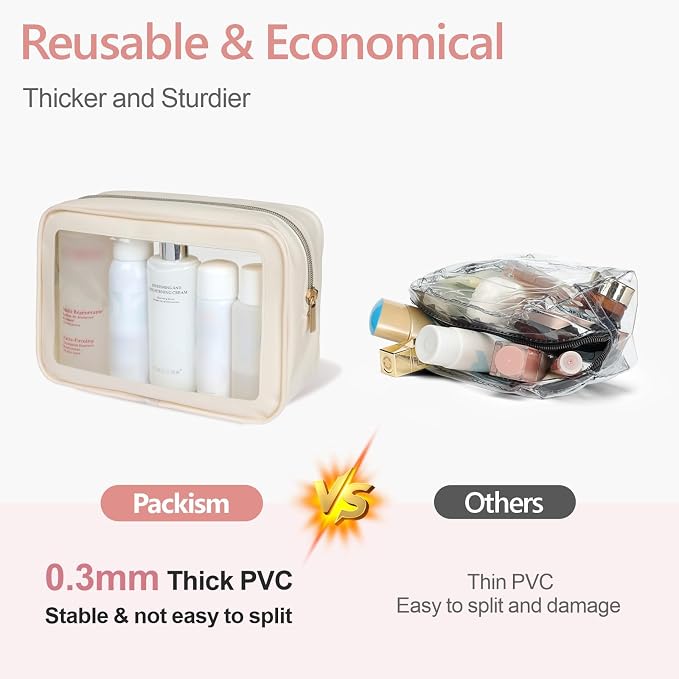 PACKISM Clear Makeup Bag - Image 7