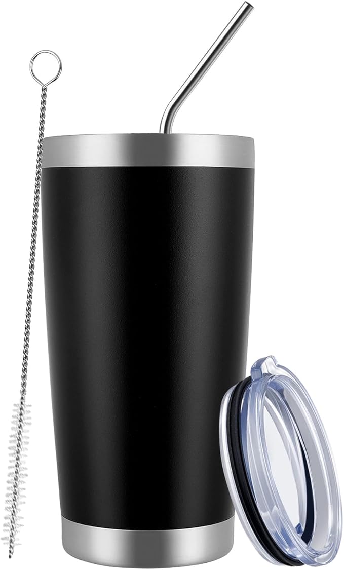 MEWAY 20oz Tumbler Cup Double Wall Vacuum Insulated Travel Mug Bulk, Stainless by MEWAY