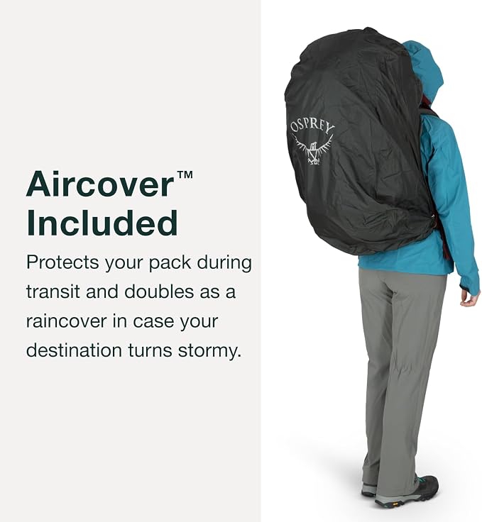 Osprey Fairview Trek 70L Women's Travel Backpack, Night Jungle Blue - Image 4