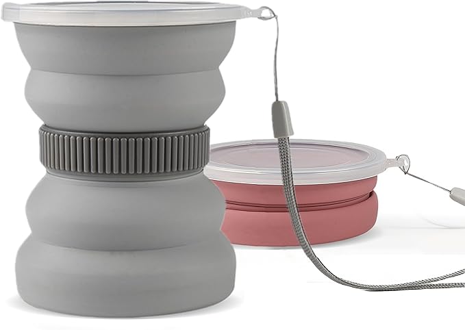 IYYI Collapsible Travel Cup, 10.5 OZ Foldable Cup by IYYI