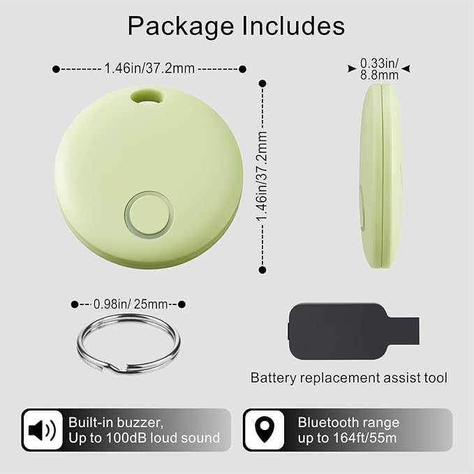 Air Tracker 2 Pack, Smart Bluetooth Tracker Works - Image 8