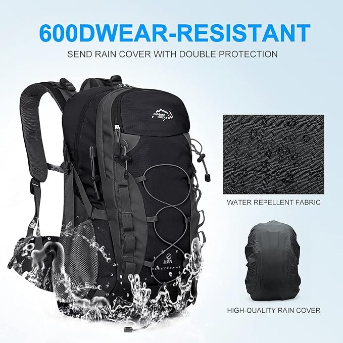 INOXTO lightweight Hiking Backpack 35L/40L Hiking Daypack - Image 7