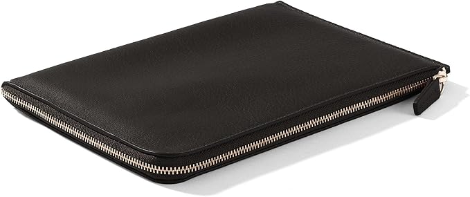 Leatherology RFID Black Onyx Slim Zip Travel Wallet - Image 2