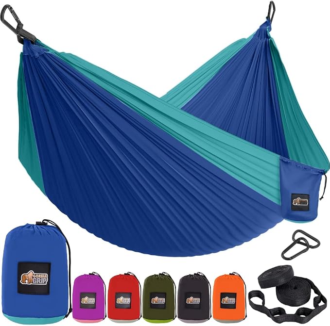 GORILLA GRIP Durable Portable Camping Hammock, Holds 400lbs by GorillaGrip