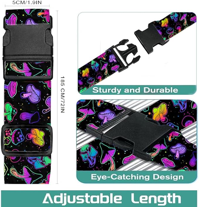 Luggage Straps for Suitcases Travel Belt Accessories, Cute Suitcase Strap - Image 5