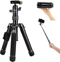Fotopro Mini Tripod with Ball Head, Phone Mount Detachable Selfie Stick by Fotopro