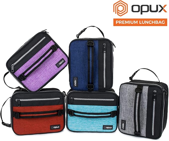 opux Insulated Lunch Box for Men Women Adult, Compact Lunch Bag for Kids Boy - Image 9