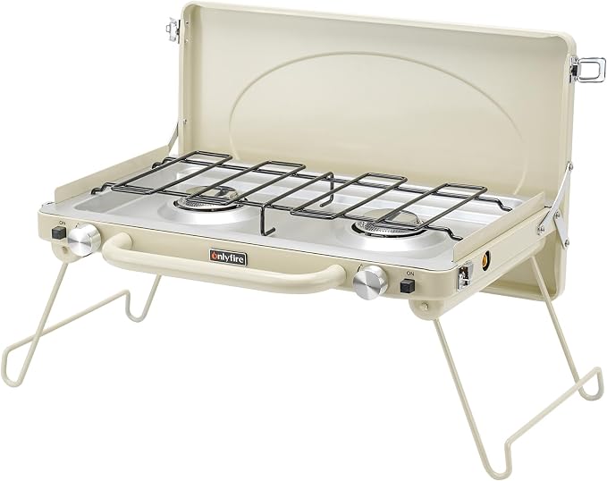 ONLYFIRE OUTDOOR LIVING Portable Camping stove 2-Burner, Propane Gas Stove by OnlyfireOutdoorLiving