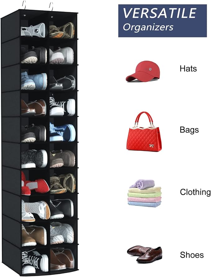 coastal rose Hanging Shoe Organizer - Image 7