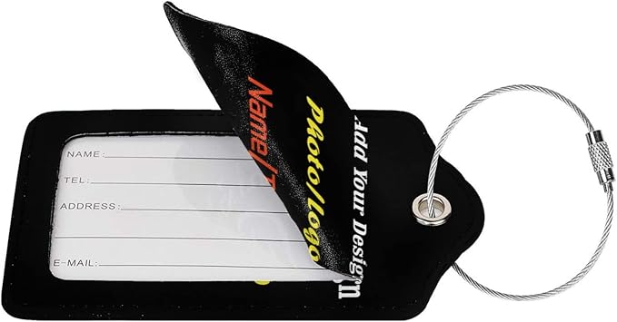 2 Pack Personalized Luggage Tags - Image 2