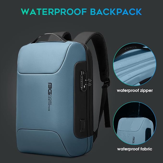 BANGE Anti Theft Business Backpack, Men Work Backpacks - Image 5