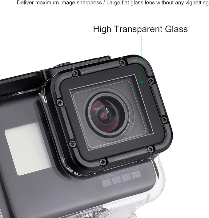 Waterproof Case for GoPro Hero 2018/7/6/5 Black - 45M Underwater Protective - Image 3