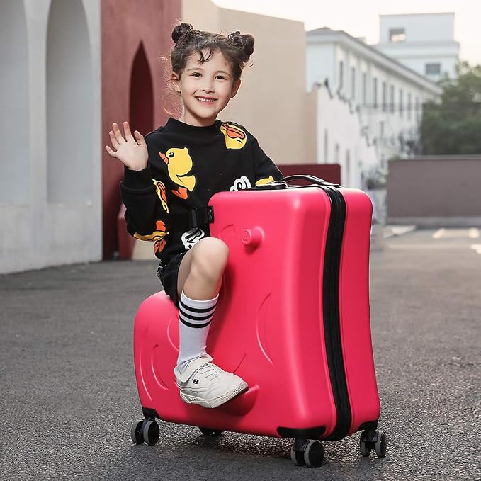 AO WEI LA OW Duffel Bag for Kids Ride-On Suitcase Carry-On Luggage - Image 2