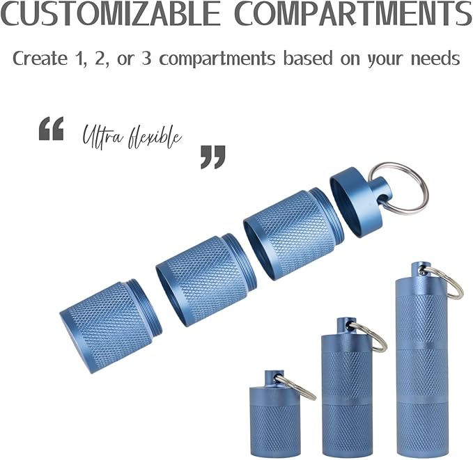 Waterproof Keychain Pill Holder - Image 4