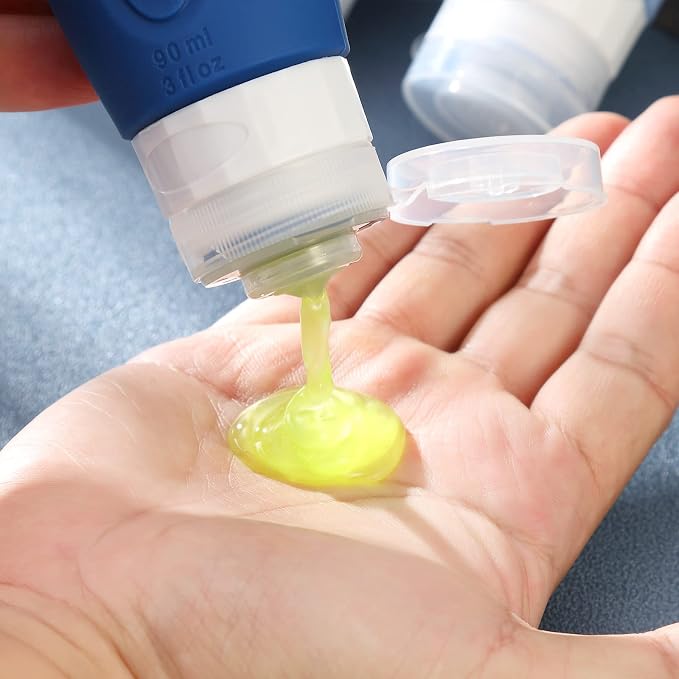 Travel Bottles for Toiletries, Tsa Approved 3oz Travel Size Containers BPA Free - Image 4