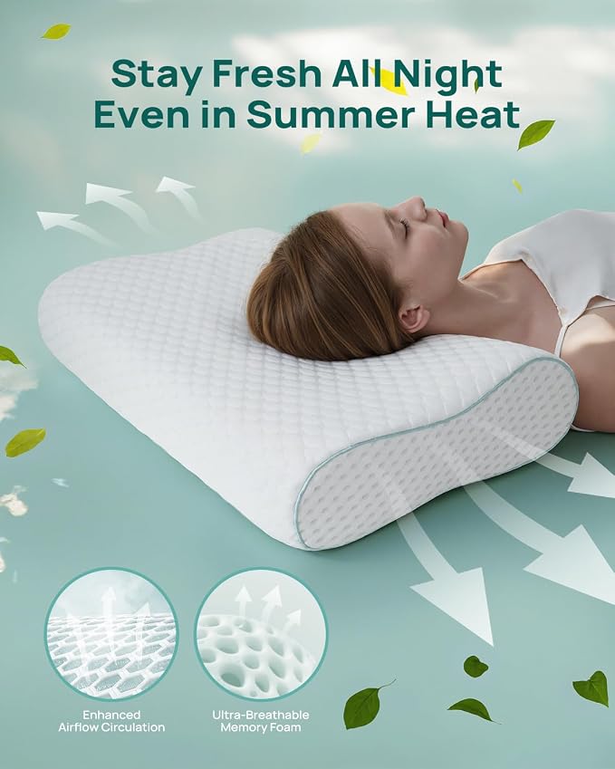 Ergonomic Memory Foam Pillow - Image 6