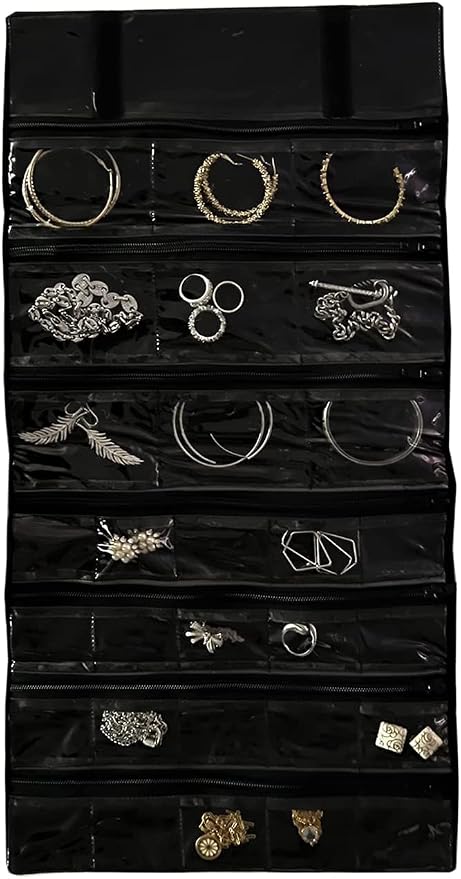 Travel Jewelry Roll Bag Portable Organizer Pouch - Image 6