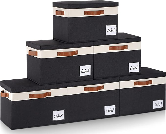 GhvyenntteS Fabric Storage Bins by GhvyenntteS