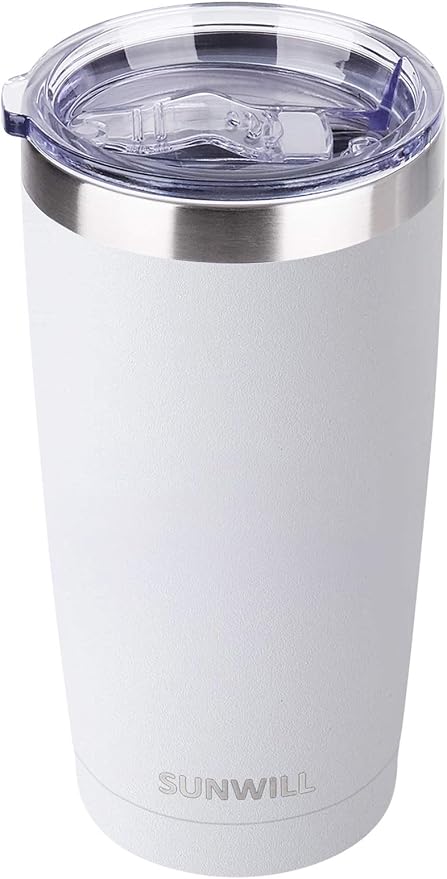 SUNWILL Travel Coffee Tumbler 20 oz, Insulated Mug by SUNWILL