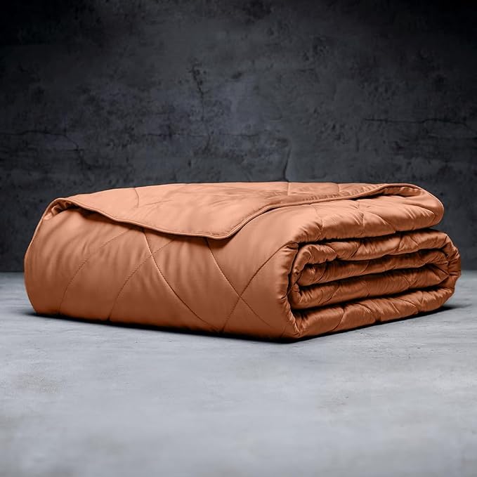LUXOME Lightweight Blanket | 100% Rayon from Bamboo Fabric & Fill | Full/Queen by LUXOME