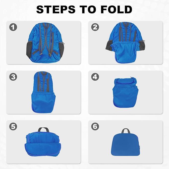 HOLYLUCK 20L lightweight packable Hiking Daypack Foldable Backpack - Image 5